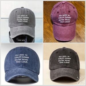 Baseball cap/hat.‎ You need to calm down, you’re being too loud. New.
